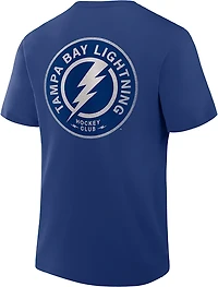 Fanatics Men's Tampa Bay Lightning Hold the Line Legacy Cotton Short Sleeve T-shirt