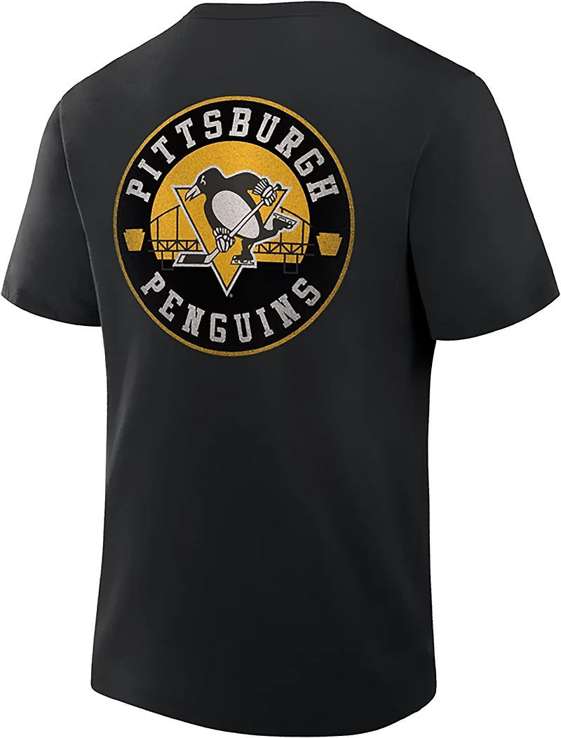 Fanatics Men's Pittsburgh Penguins Hold the Line Legacy Cotton Short Sleeve T-shirt