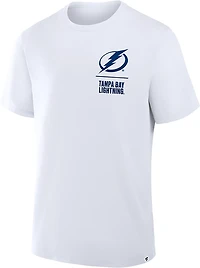 Fanatics Men's Tampa Bay Lightning Crash the Net Legacy Cotton Short Sleeve T-shirt
