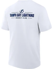 Fanatics Men's Tampa Bay Lightning Crash the Net Legacy Cotton Short Sleeve T-shirt