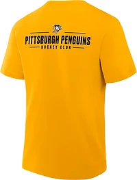 Fanatics Men's Pittsburgh Penguins Crash the Net Legacy Cotton Short Sleeve T-shirt