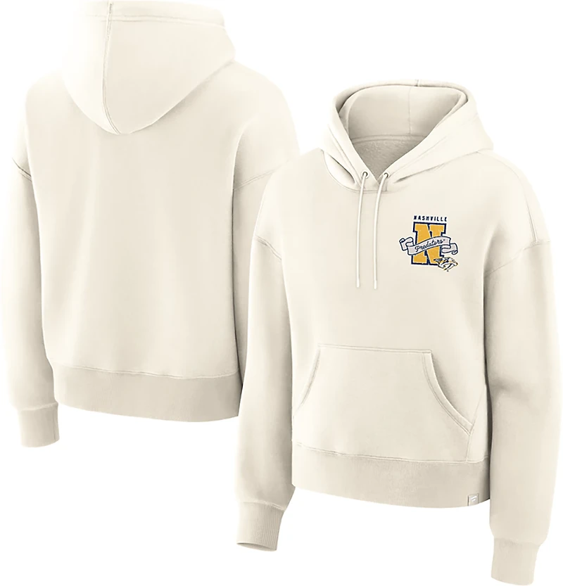Fanatics Women's Nashville Predators Push Legacy Fleece Pullover Hoodie
