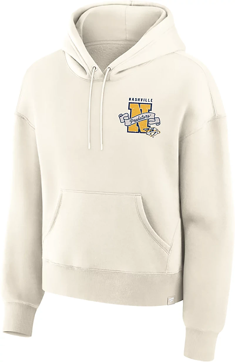 Fanatics Women's Nashville Predators Push Legacy Fleece Pullover Hoodie