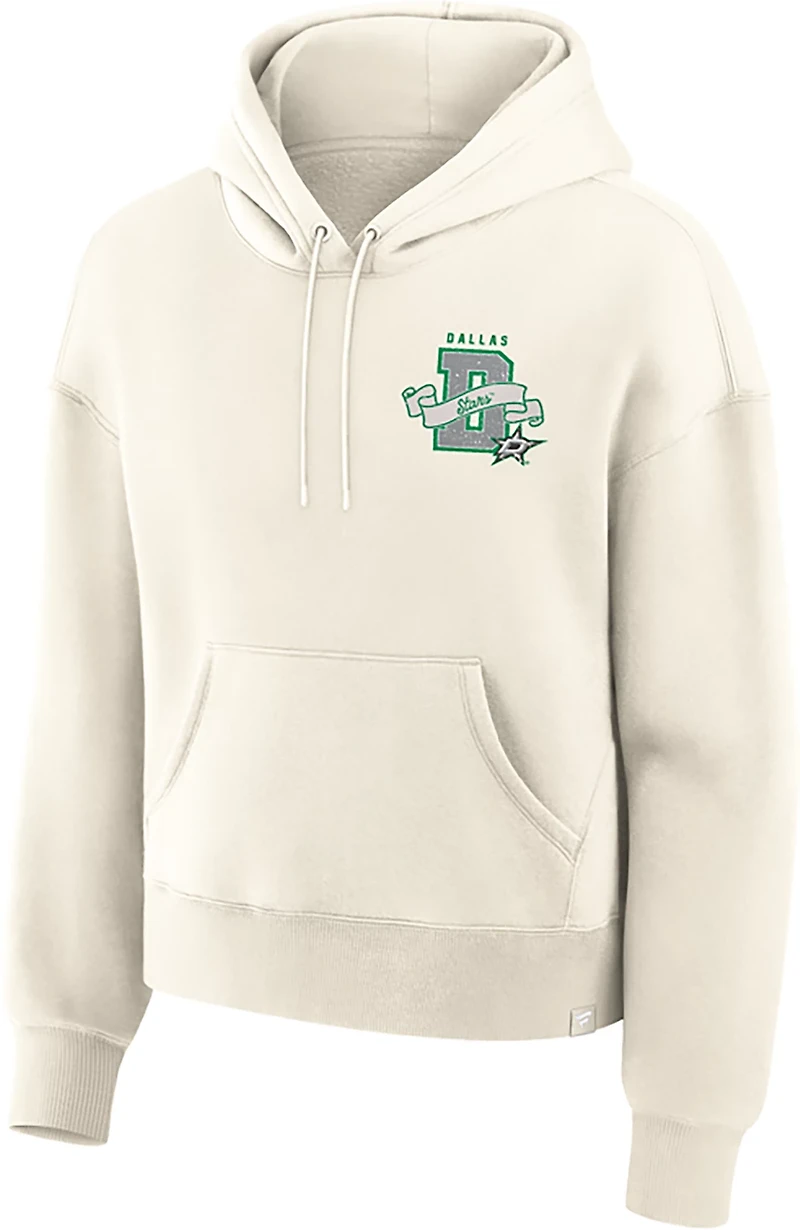 Fanatics Women's Dallas Stars Push Legacy Fleece Pullover Hoodie