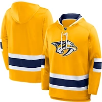 Fanatics Men's Nashville Predators Prime Time Fleece Lace Up Hoodie