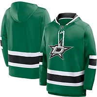 Fanatics Men's Dallas Stars Prime Time Fleece Lace Up Hoodie