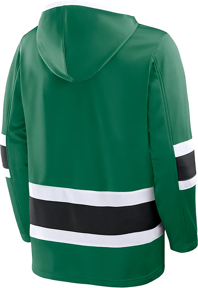 Fanatics Men's Dallas Stars Prime Time Fleece Lace Up Hoodie