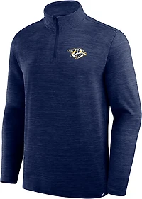 Fanatics Men's Nashville Predators Boarding Clutch Poly 1/4-zip