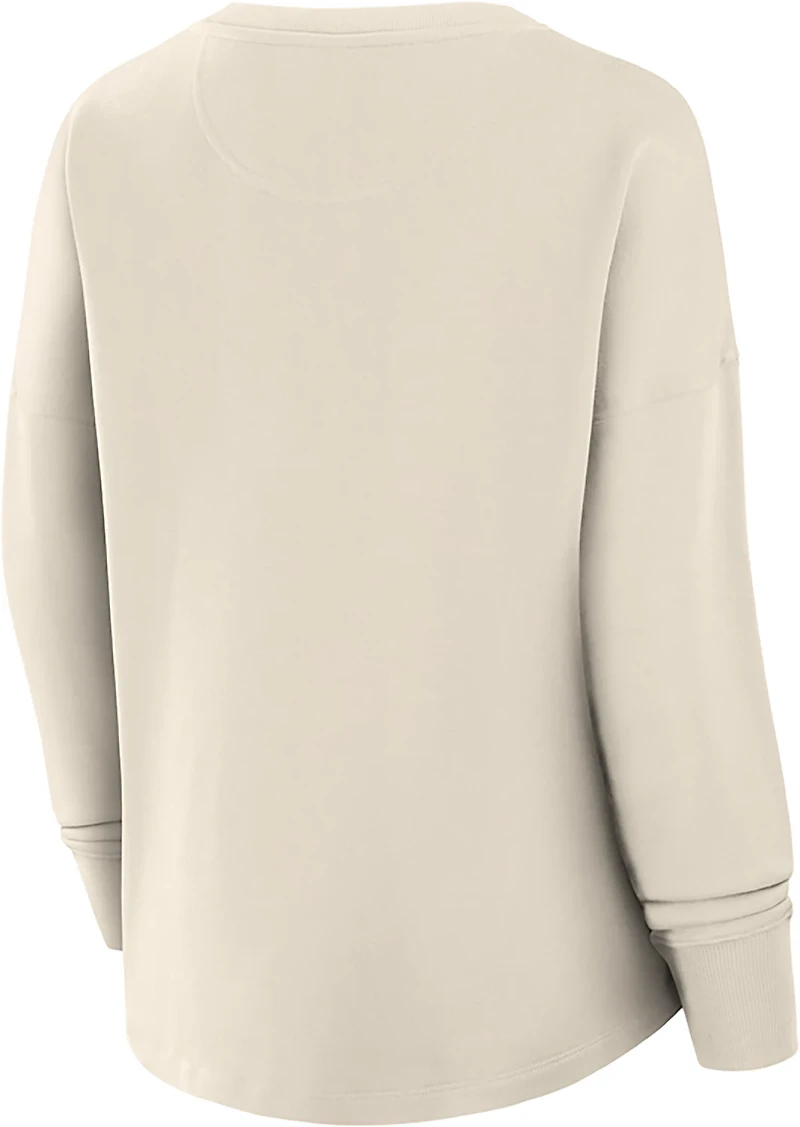 Fanatics Women's Pittsburgh Penguins Slice French Terry Crew Sweatshirt