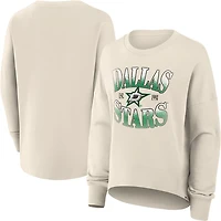 Fanatics Women's Dallas Stars Slice French Terry Crew Sweatshirt