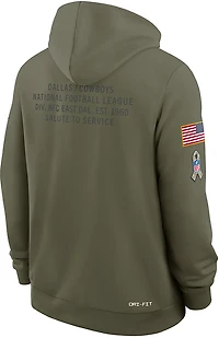 Nike Men's Dallas Cowboys Salute to Service Dri-Fit Pullover Hoodie
