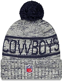 New Era Adults' Dallas Cowboys Sildeline Sport Knit Beanie