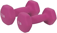 Sunny Health & Fitness Neoprene 5 lb. Dumbbell Pair