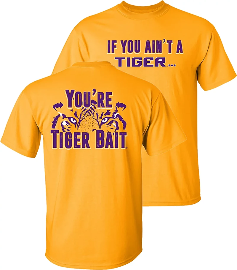 Bayou Apparel Men's Louisiana State University Tiger Bait DS Graphic T-shirt