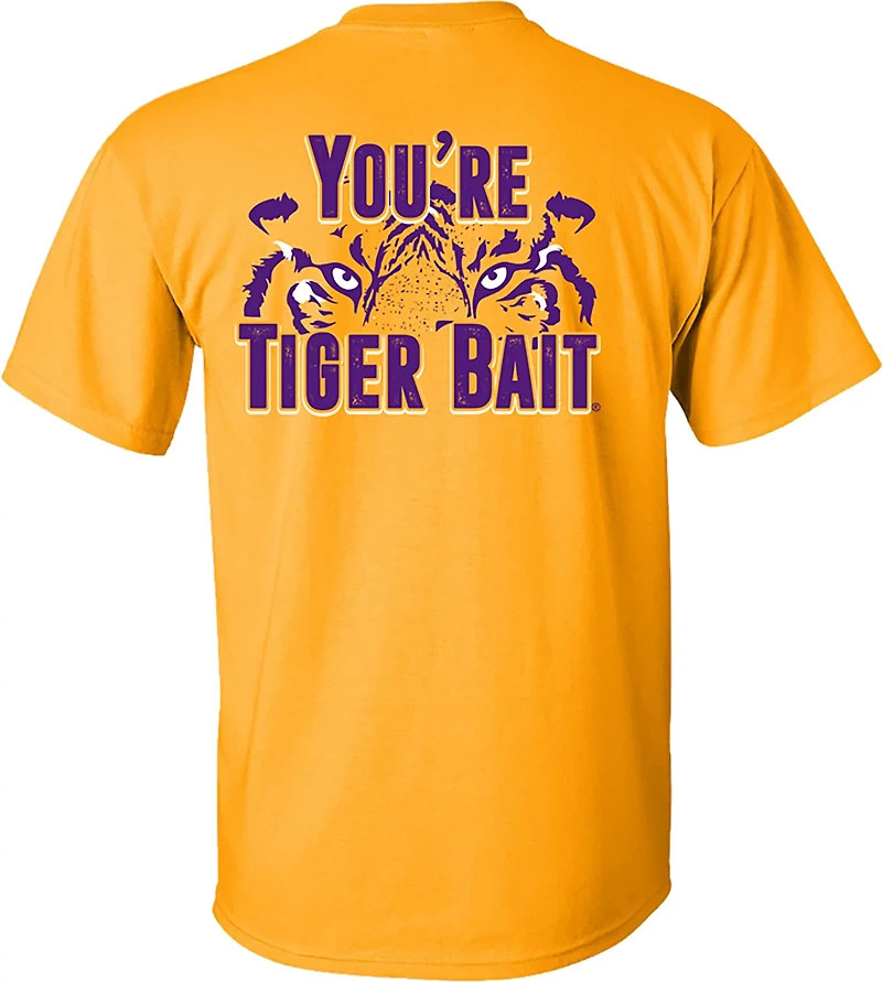 Bayou Apparel Men's Louisiana State University Tiger Bait DS Graphic T-shirt