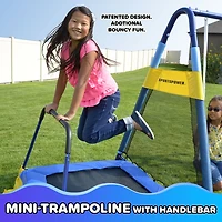 Sportspower Almansor Metal Swing, Slide and Trampoline Set