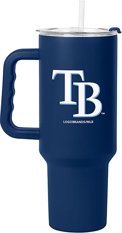 Logo Tampa Bay Rays Flipside 40 oz Powder Coat Tumbler