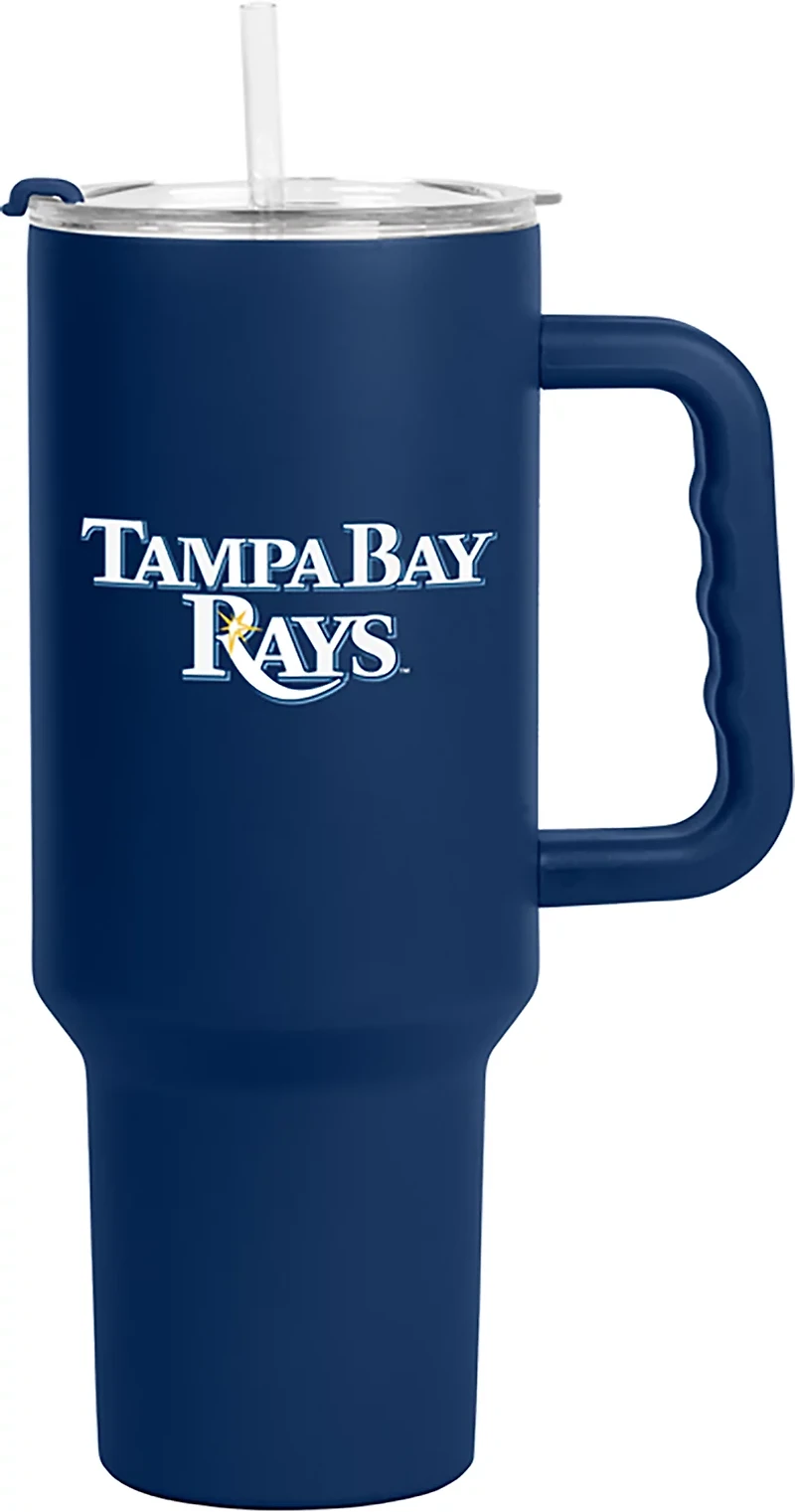 Logo Tampa Bay Rays Flipside 40 oz Powder Coat Tumbler