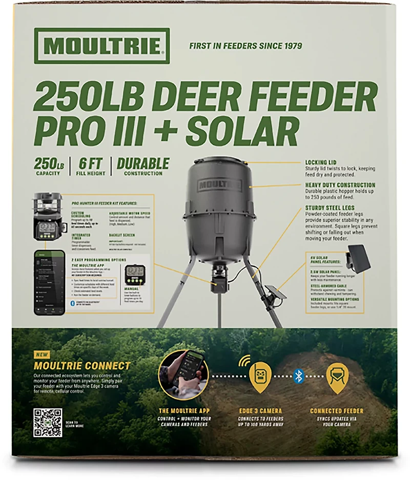 Moultrie Deer 250 lb. PRO III Directional Automatic Feeder