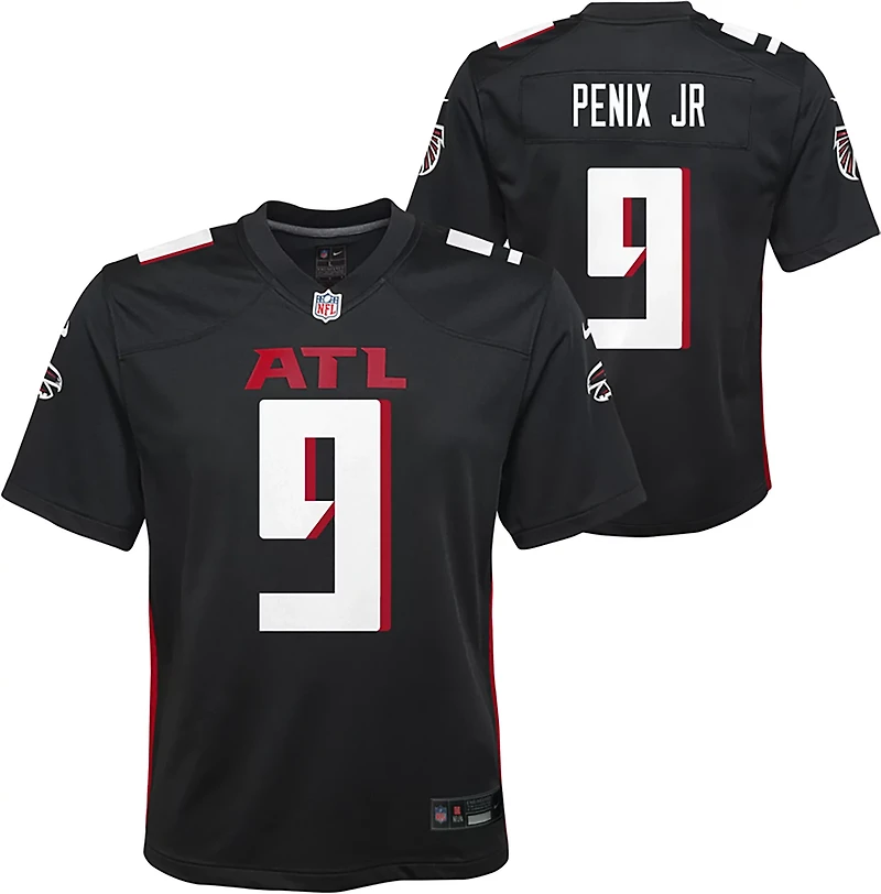 Nike Youth's Atlanta Falcons Michael Penix Jr. Home Game Player Name & Number Jersey