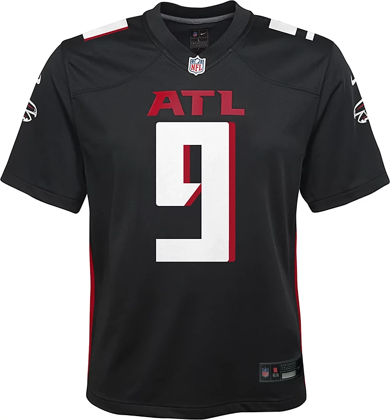 Nike Youth's Atlanta Falcons Michael Penix Jr. Home Game Player Name & Number Jersey