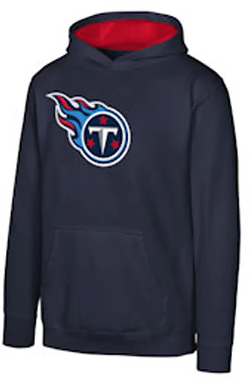 Outerstuff Boys' Tennessee Titans Prime Pullover Fleece Hoodie