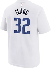 Nike Kids' Dallas Mavericks Cooper Flagg Association Name and Number Short Sleeve T-shirt