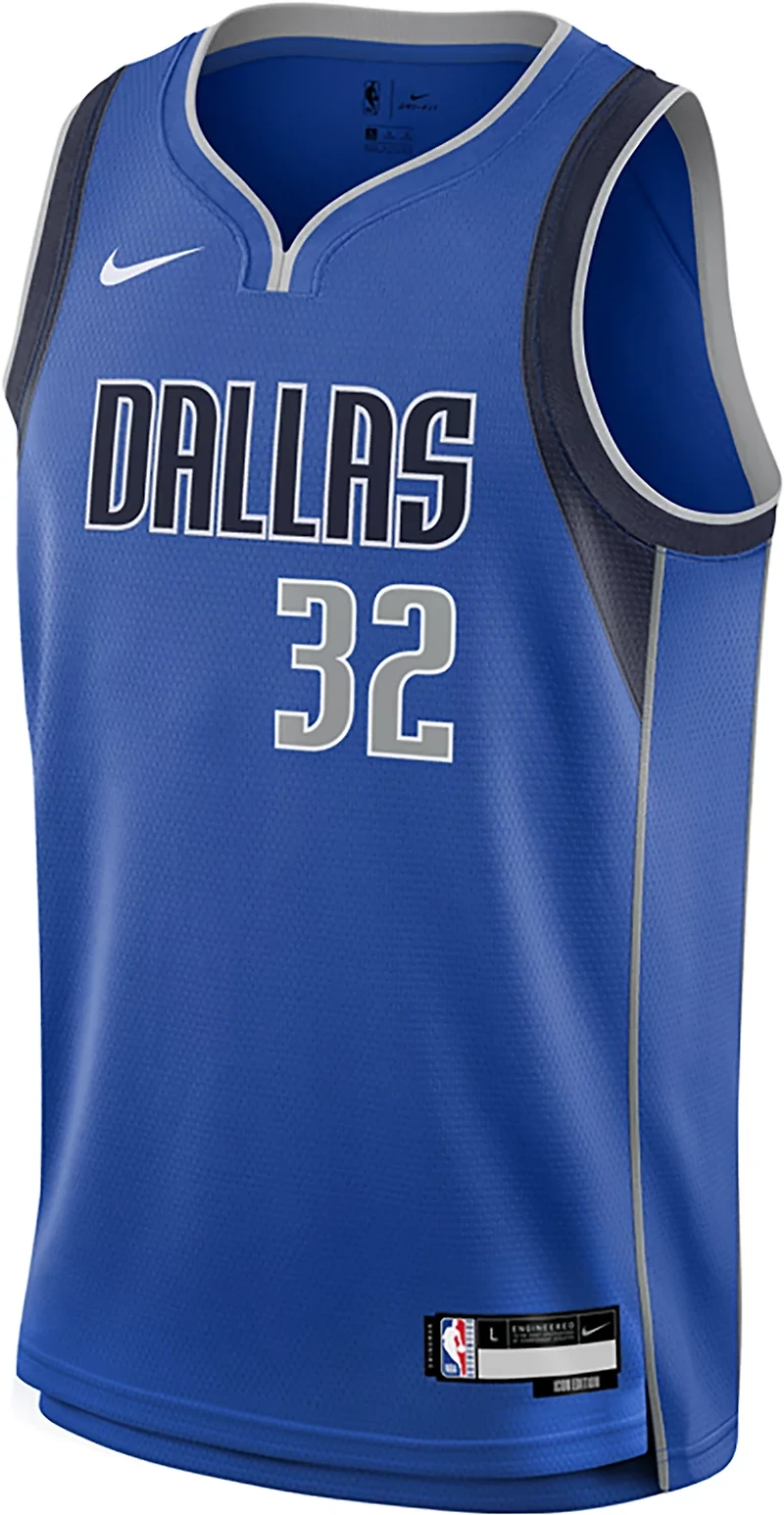 Nike Kids' Dallas Mavericks Cooper Flagg Icon Swingman Name and Number Jersey