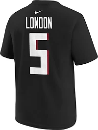 Nike Kids' Atlanta Falcons Drake London Fuse Name and Number Short Sleeve T-shirt
