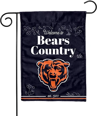 Tag Express Chicago Bears Double Sided Garden Flag