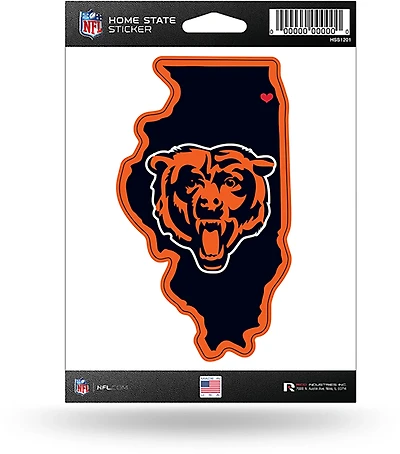 Rico Chicago Bears Home State Sticker