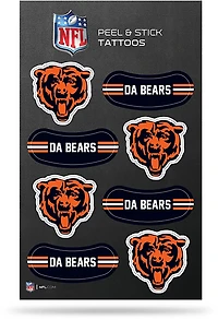 Rico Chicago Bears Peel & Stick Temporary Tattoo