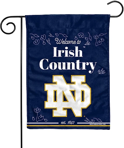 Tag Express Notre Dame Fighting Irish Double Sided Garden Flag