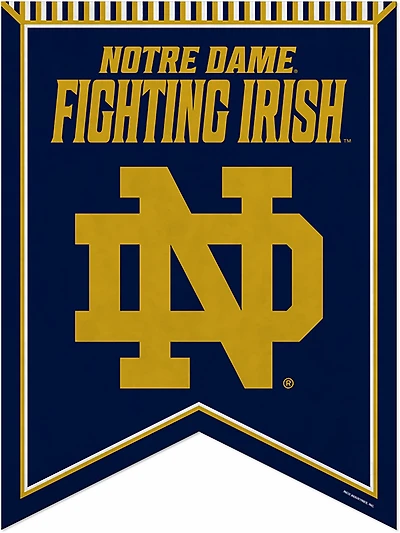 Rico Notre Dame Fighting Irish Rafter Pennant
