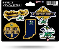 Rico Notre Dame Fighting Irish 5-Piece Sticker Set