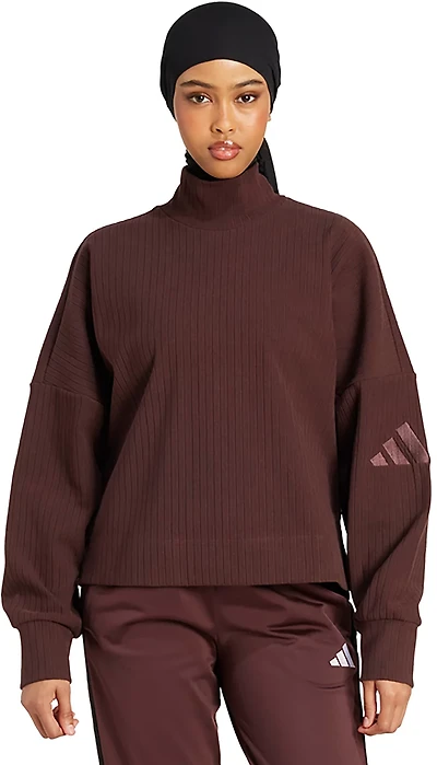adidas Women's All SZN Winterized Sportswear Sweatshirt