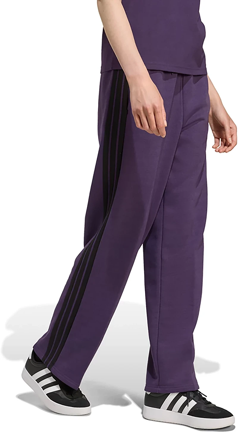 adidas Women's Essentials 3-Stripes Open Hem Sportswear Pants
