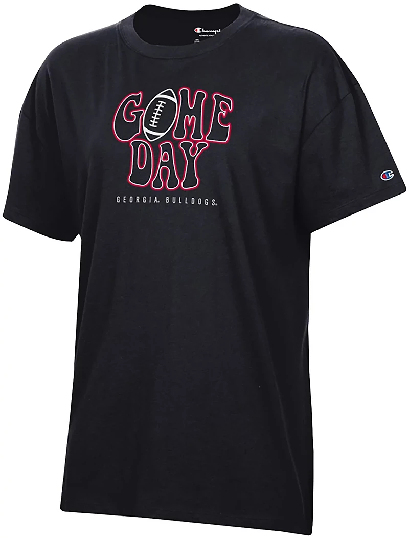 Champion Women's Georgia Bulldogs Bold Game Day T-shirt