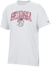 Champion Women's Georgia Bulldogs Distressed Arch T-shirt