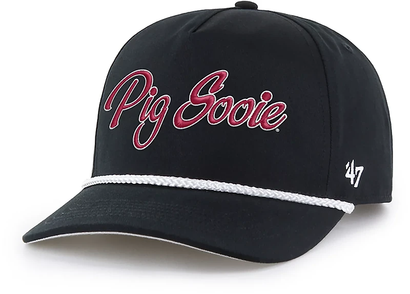 '47 Adults' Arkansas Razorbacks Pig Sooie Script Overhand Hitch Cap