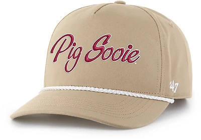 '47 Adults' Arkansas Razorbacks Pig Sooie Script Overhand Hitch Cap