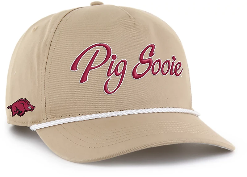 '47 Adults' Arkansas Razorbacks Pig Sooie Script Overhand Hitch Cap