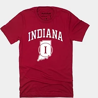 Homefield Men's Indiana Hoosiers Midcourt Logo Short Sleeve T-shirt