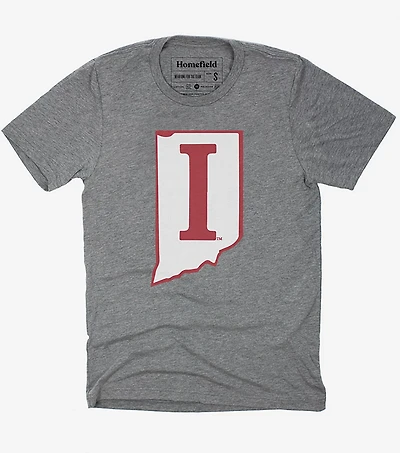 Homefield Men's Indiana Hoosiers Memorial Mural Short Sleeve T-shirt