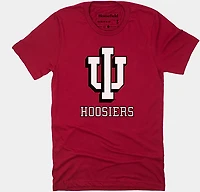 Homefield Men's Indiana Hoosiers Retro Logo Shadow Short Sleeve T-shirt