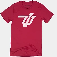 Homefield Men's Indiana Hoosiers Flying IU Helmet Short Sleeve T-shirt