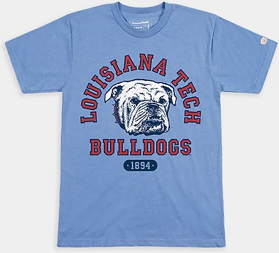 Homefield Men's Louisiana Tech Bulldogs Mascot Short Sleeve T-shirt