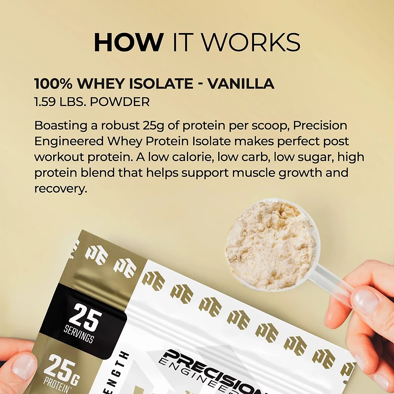 Vitamin World Precision Engineered 100% Whey Isolate Protein Powder
