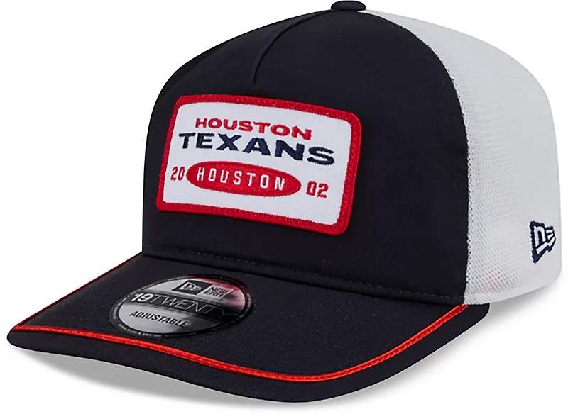New Era Men's Houston Texans Embroidered Patch Golfer Cap