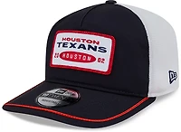 New Era Men's Houston Texans Embroidered Patch Golfer Cap